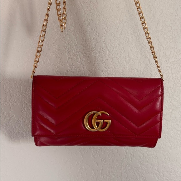 Authentic GUCCI Marmont Wallet Crossbody Bag - Picture 11 of 14